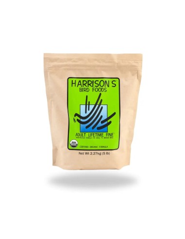 pienso de mantenimiento HARRISON ADULT LIFETIME FINO para psittacidas y aves pequeñas 454 gr