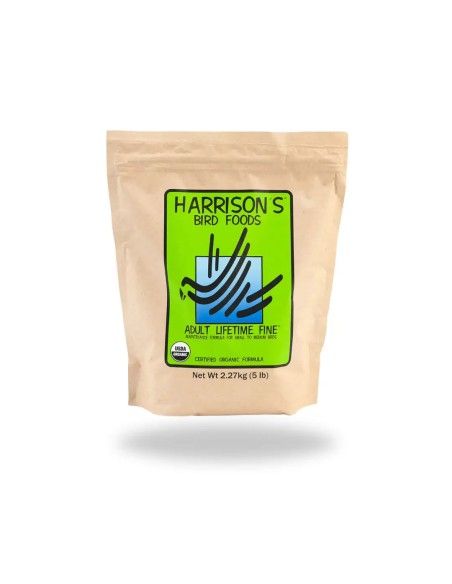 alimentation d’entretien HARRISON ADULT LIFETIME pour psittacides et petits oiseaux 454 gr