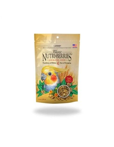 Alimento completo para ninfas y cotorras NUTRI BERRIES CLASSIC 284gr