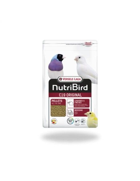 Feed for keeping exotic birds Nutribird C19 without doré