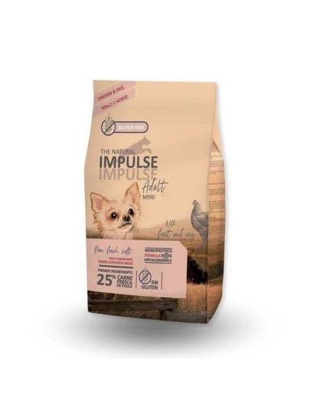 Pienso para Perro Raza Pequeña IMPULSE Mini Pollo 12kg