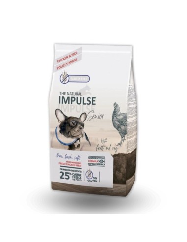 THE NATURAL IMPULSE DOG SENIOR 3 KG