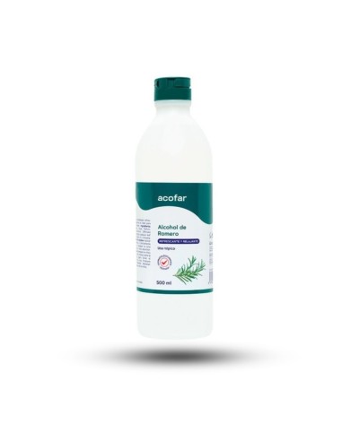 Alcohol de Romero ACOFAR 500ml - Alivio Muscular y Tonificante Natural