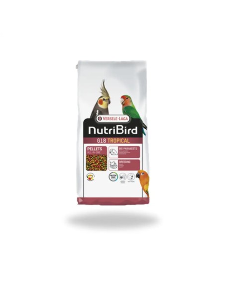 Feed for large parakeets NUTRIBIRD G18 TROPICAL VERSELE LAGA 10 kg