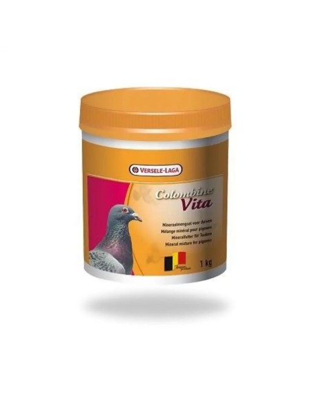 Suplemento para Palomas VERSELE LAGA Colombine Vita 1kg con vitaminas, minerales y oligoelementos