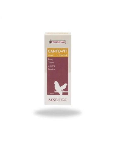 Versele-Laga Canto-Vit 30 ml Supplément liquide (vitamines). Pour les oiseaux