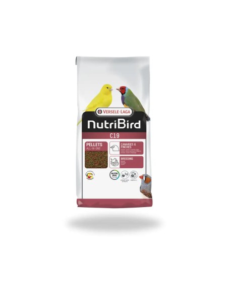 Aliments pour oiseaux exotiques nicheurs Nutribird C19 10 kg