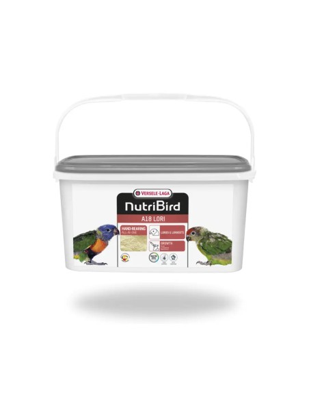 Bouillie Nutribird A 18 pour l’élevage manuel de loris