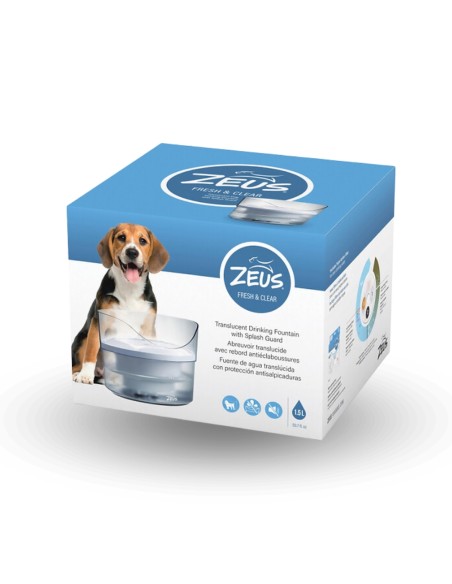 Fuente ZEUS HAGEN Fresh and Clear, para perros y gatos 1.5 litros