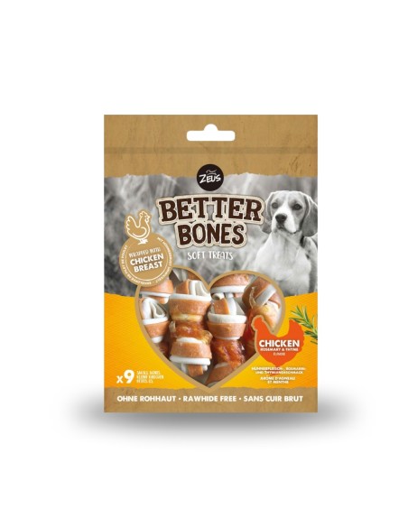 Snack ZOE BETTER BONES para Perros de Pollo Tomillo y Romero x 09uds