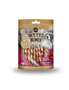 Snack ZOE BETTER BONES Twist para Perros de Pato con Arándanos - Salud Dental y Digestiva