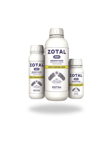 ZOTAL® Zero is the Zotal of always but with lemon scent. Disinfectant, microbicide domestic and industrial use