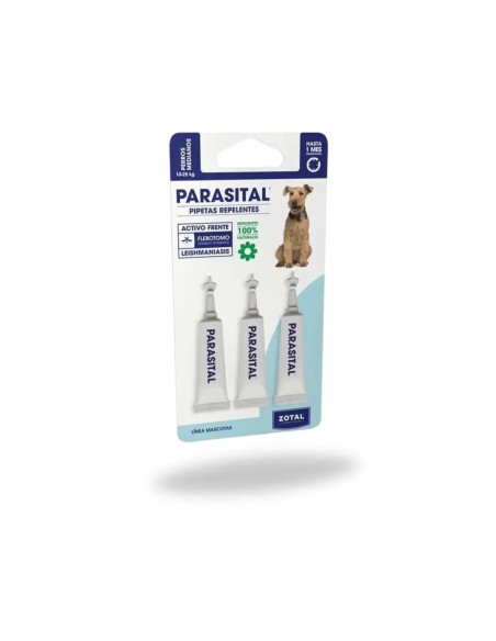 PARASILTAL 3 PIPETTES CHIEN MOYEN 10 À 25 KG