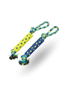 Juguete ZEUS FITNESS para Perro Cuerda Retriever Crinkle Tug 45 cm - Diversión y Ejercicio