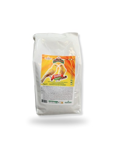 Pâtes sèches pour Canaris Dolce Forno Giallo MANITOBA 1kg - Alimentation complète pour Canaris