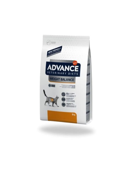 ADVANCE VETERINARY DIETS Weight Balance is a complete dietary food for adult cats