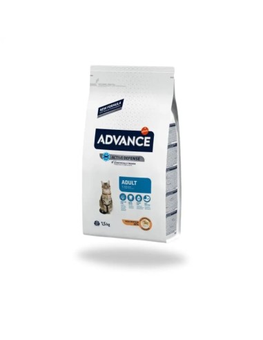 nourriture pour chat ADVANCE poulet et riz, sac de 10 kg