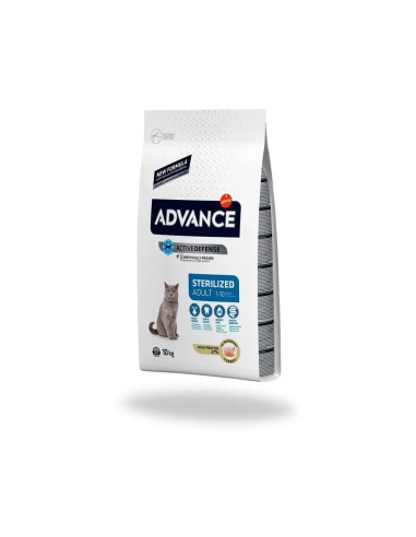 Comida para Gato ADVANCE Sterilized Pavo 10kg