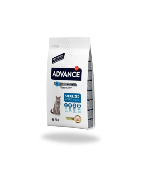 Comida para Gato ADVANCE Sterilized Pavo 10kg