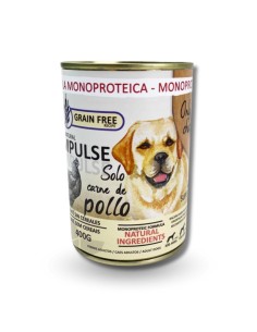 Comida Húmeda para Perros IMPULSE Paté de Pollo Grain Free 24x400 grs - Sin Cereales y Deliciosa