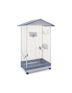 Jaula PERVINICA TRIXIE para Pájaros Azul 100.5 X 72.5 X 168.5 cm - Espacio Amplio y Seguro