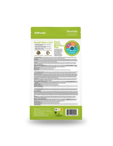 Pienso ZUPREEM ESSENTIALS para Aves de Tamaño Mediano y Grande, 1,5 Kg