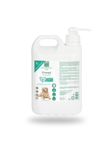 Champú MENFORSAN Repelente de Insectos con Citronela para Perros 5Lts - Protección y Limpieza Profesional