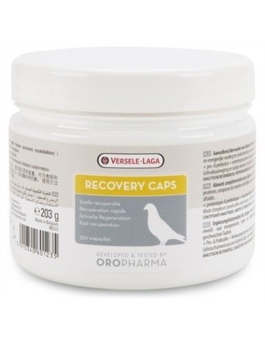 Versele-Laga Recovery 350 caps, (capsules recuperadoras high quality) Versele-Laga Recovery 350 caps, (capsules recuperadoras high quality)