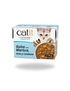 Comida Humeda para Gato CATIT Cuisine HAGEN Guiso con Marisco 95 gr