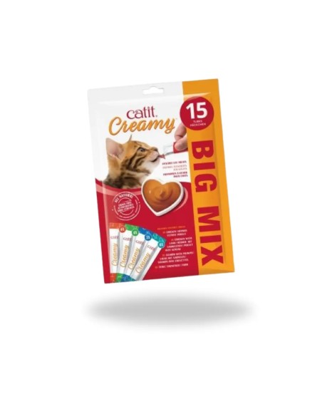 Snacks para Gato CATIT Creamy HAGEN Mixed Pack 15 sticks x 10gr