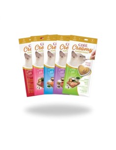 Snacks para Gato CATIT Creamy HAGEN Superfood Multipack 8 x 10gr