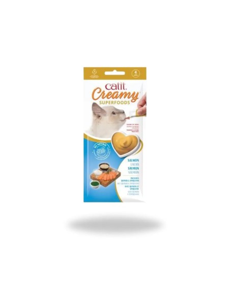 Snacks para Gato CATIT Creamy HAGEN Superfood Cordero, Quinoa y Chia 4 x 10gr