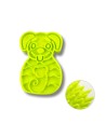 Cepillo YOMMY de Baño para Mascotas 11cm, colores surtidos