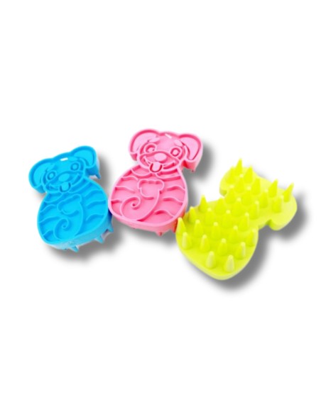 Cepillo YOMMY de Baño para Mascotas 11cm, colores surtidos