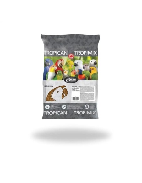 feed for parrots medium size TROPICAN MAINTENANCE 4 mm, bag of 11.34 kg