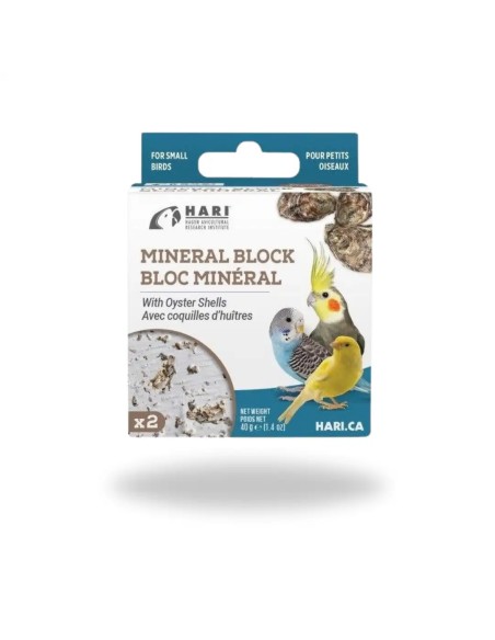 Bloque de Picoteo para Aves HAGEN Tropican con Conchas de Ostra 40 gr