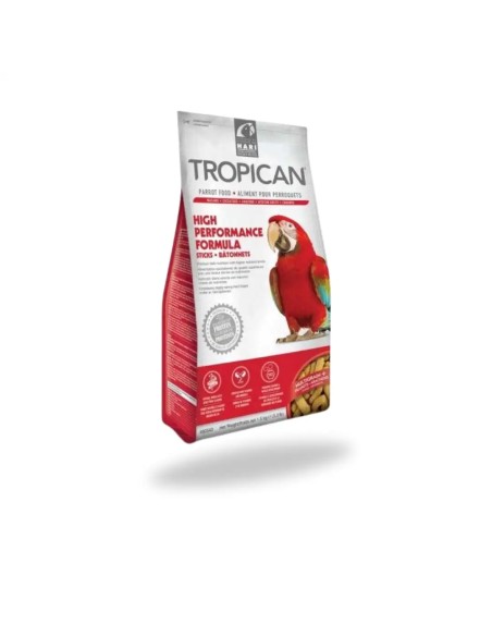 Aliment complet pour perroquets TROPICAUX de HAUTE PERFORMANCE de 1,5 kg