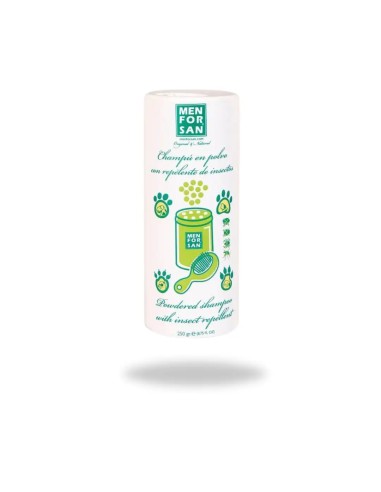 Menforsan powder shampoo with insect repellent