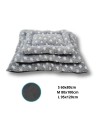 Pack de 3 Colchonetas para Mascotas YOMMY de Franela Gris con Estrellas Tamaños (S, M, L)