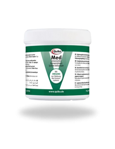 Natural antibacterial QIUIKO MED powder, for all types of birds boat 250 gr