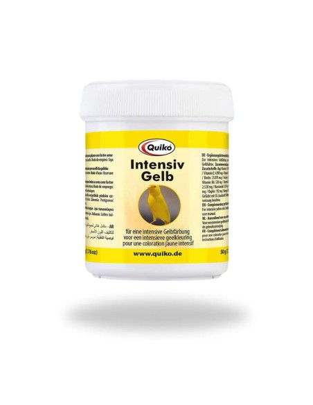 Pigmentante amarillo para canarios QUIKO 50 gr.