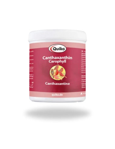 Coloration naturelle pour oiseaux CANTHAXANTHINE QUIKO 100 gr