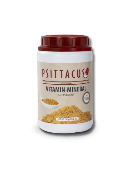 Suplemento para Pájaros PSITTACUS Vitamin Mineral 700 g - Complejo Nutricional Completo