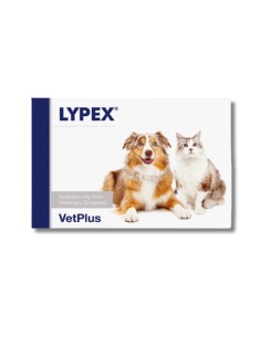 Enzimas Pancreáticas VETPLUS LIPEX para Perros y Gatos - 60 Cápsulas