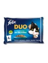 Comida Húmeda para Gato PURINA FELIX Fantastic Duo Surtido Pescado 4x85g