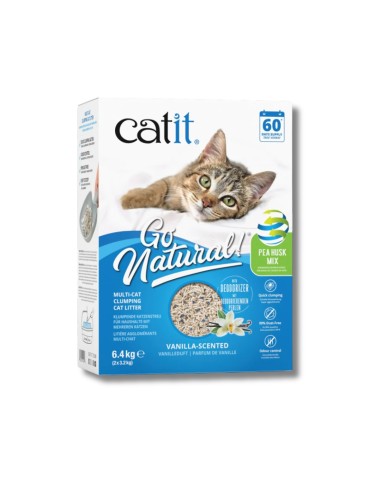 Arena para Gatos CATIT GO HAGEN Vainilla (Arena Mix) 6,4Kg