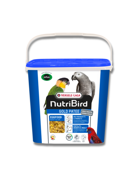 Pasta de Cria Orlux Gold Patee VERSELE LAGA para Loros y Cotorras 5Kg