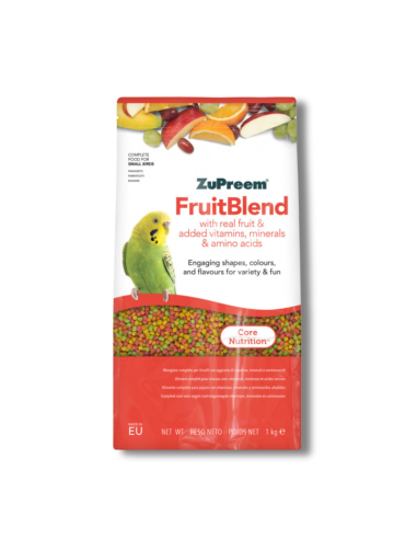 Pienso ZUPREEM FRUITBLEND para Aves de Tamaño Pequeño 1 Kg | Alimentación saludable y deliciosa