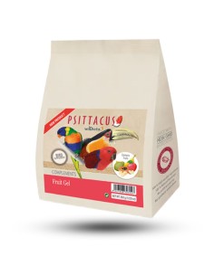 Meta título: Fruit Gel Psittacus - Alimento Complementario para Aves 350 g