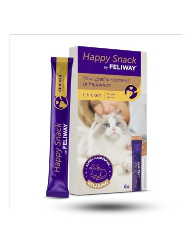 Snacks Relajantes para Gato FELIWAY Happy Snacks 6 Sticks x 15gr